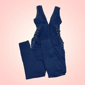 C’EST TOO Stretch Denim One Piece